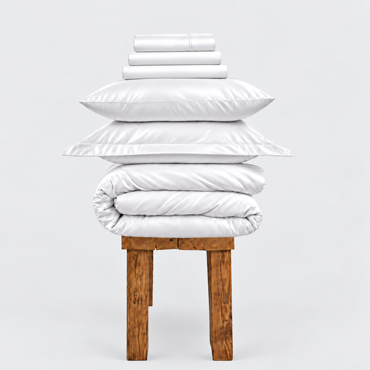 800 Thread Count Egyptian Cotton Grand Splendour LUXE White Bedding Set