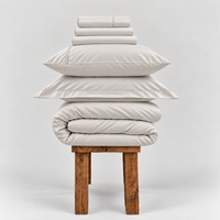 All Season 100% Egyptian Giza Bedding Set - Frost