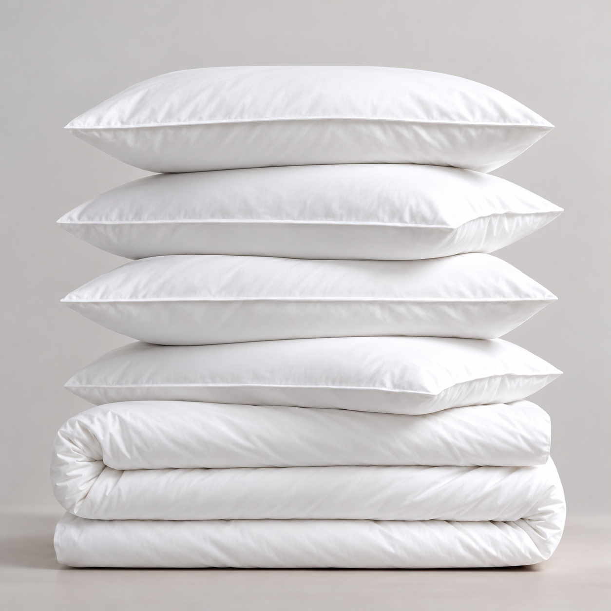 Luxury 10.5 Tog Duck Down Duvet & Pillow Set