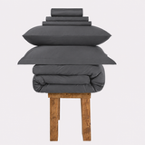 300 Thread Count Peaceful Empress Bedding Set - Graphite Grey