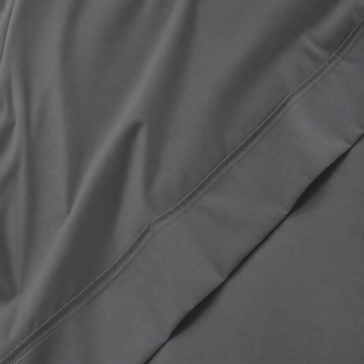 300 Thread Count Peaceful Empress Percale Flat Sheet - Graphite Grey