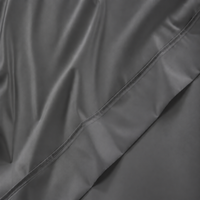 800 Thread Count Egyptian Cotton Grand Splendour Sateen Flat Sheet - Graphite Grey