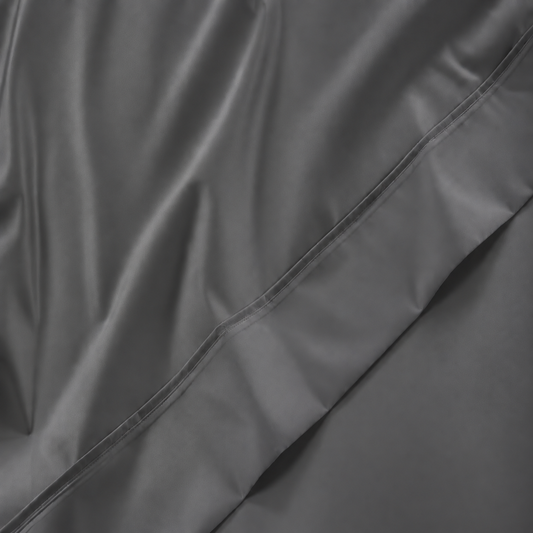 800 Thread Count Egyptian Cotton Grand Splendour Sateen Flat Sheet - Graphite Grey