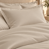 800 Thread Count Egyptian Cotton Grand Splendour Sateen Bedding Set - Oak