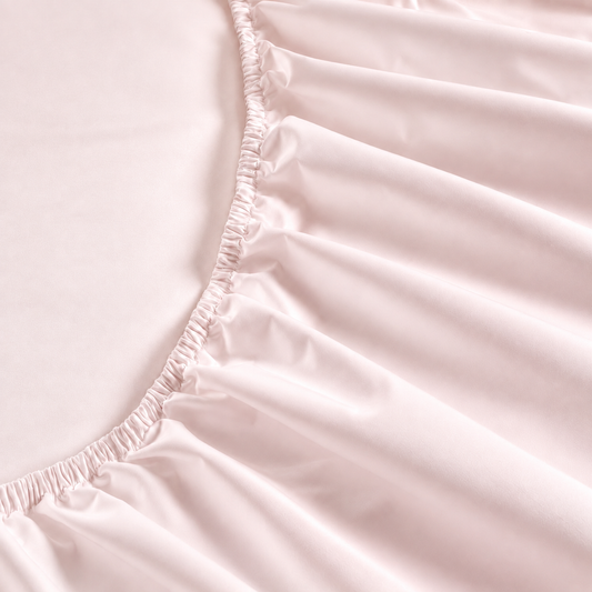All Season 100% Egyptian Giza Fitted Sheet - Petal