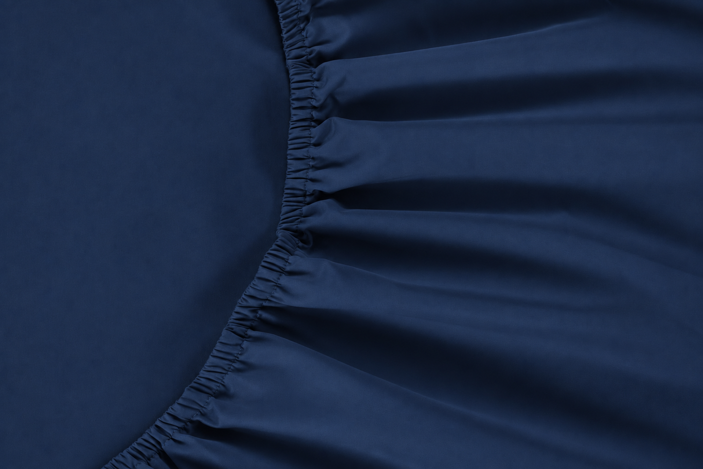 800 Thread Count Egyptian Cotton Grand Splendour Sateen Fitted Sheet - Estate Navy