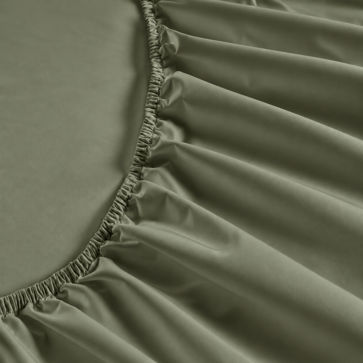 800 Thread Count Egyptian Cotton Grand Splendour Sateen Bedding Set - Olive