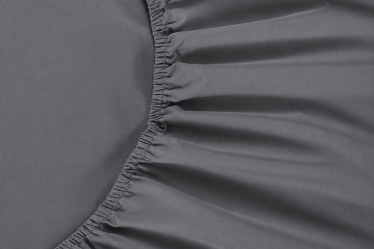 800 Thread Count Egyptian Cotton Grand Splendour Sateen Fitted Sheet - Pewter