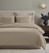 All Season Egyptian Giza Duvet Cover - Bone