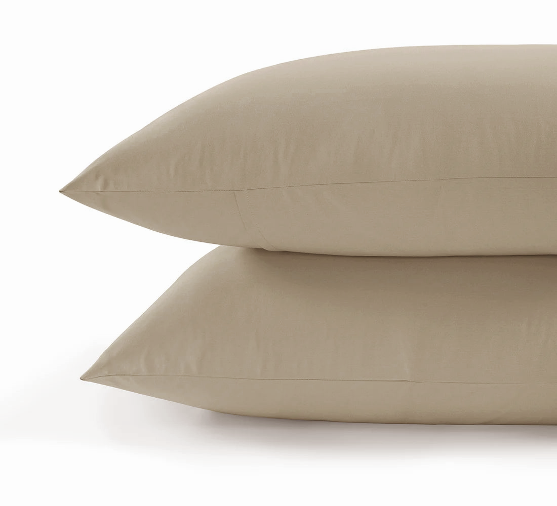 All Season Egyptian Giza Bedding Set - Mocha & Bone
