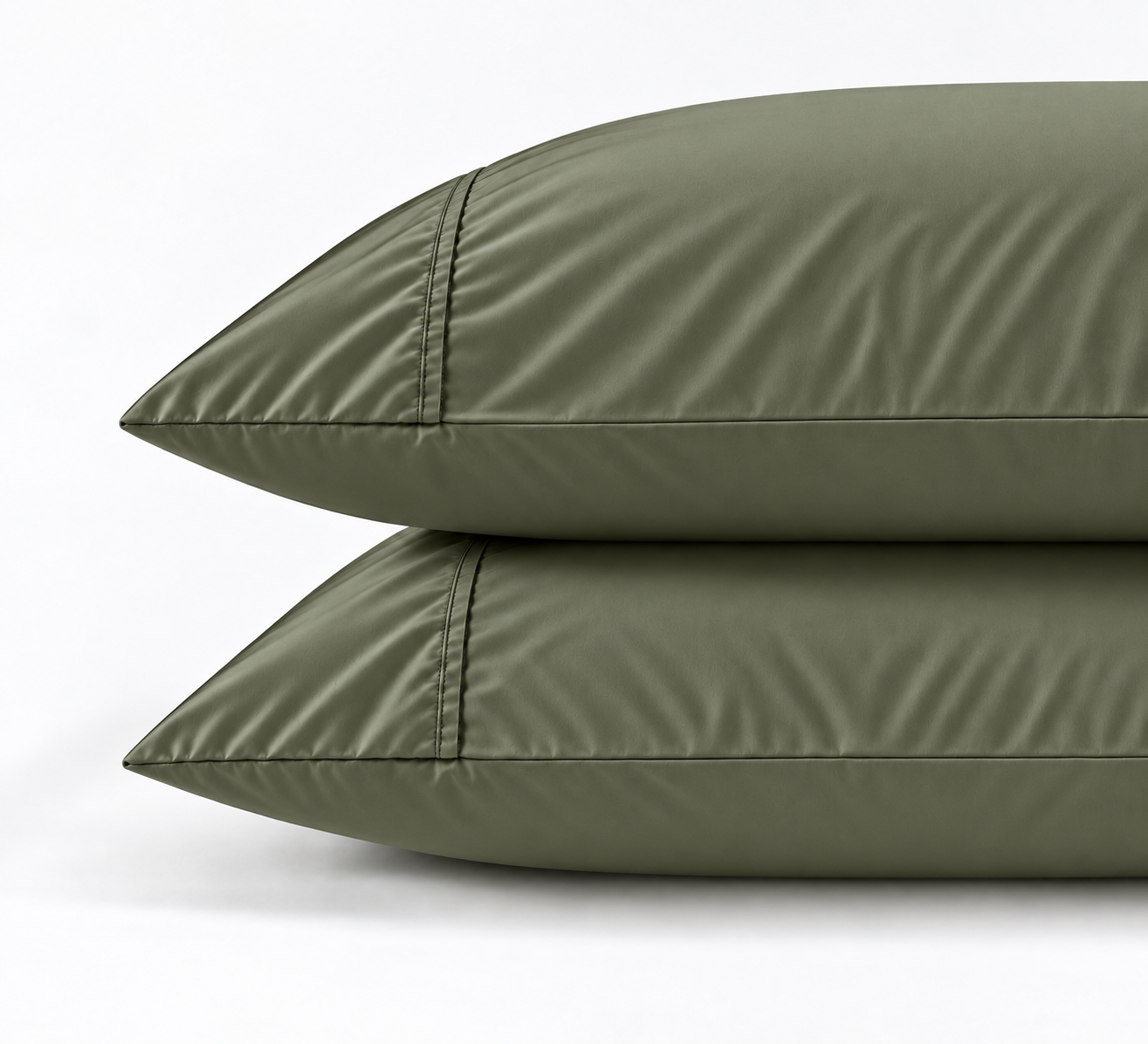 800 Thread Count Egyptian Cotton Grand Splendour Sateen Bedding Set - Olive