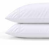 Percale Grand Splendour 100% Long Staple Cotton Pillowcase - Brilliant White