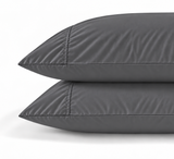 800 Thread Count Egyptian Cotton Pair (2 Pillowcases) of Grand Splendour Sateen Pillowcases - Pewter