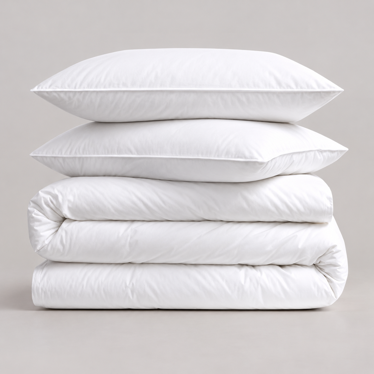 Luxury 10.5 Tog Duck Down Duvet & Pillow Set