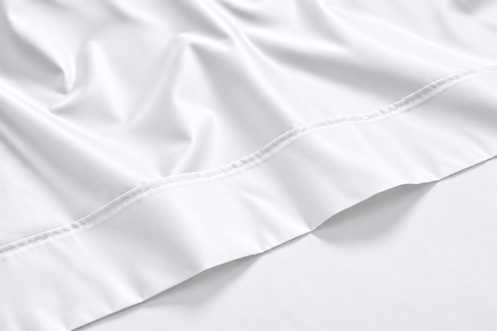 800 Thread Count Egyptian Cotton Grand Splendour Sateen Flat Sheet - Brilliant White