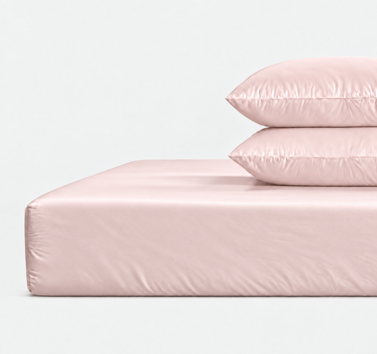 All Season 100% Egyptian Giza Fitted Sheet - Petal