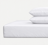 800 Thread Count Egyptian Cotton Grand Splendour Sateen Fitted Sheet - Brilliant White
