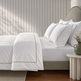 800 Thread Count Egyptian Cotton Cedarhurst Lux Buttery Smooth Duvet Cover - Mink