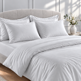 800 Thread Count Egyptian Cotton Grand Splendour Sateen Duvet Cover - Oyster Mushroom