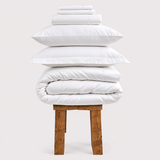 800 Thread Count Egyptian Cotton Kensington Lux Buttery Smooth - White Bedding Set