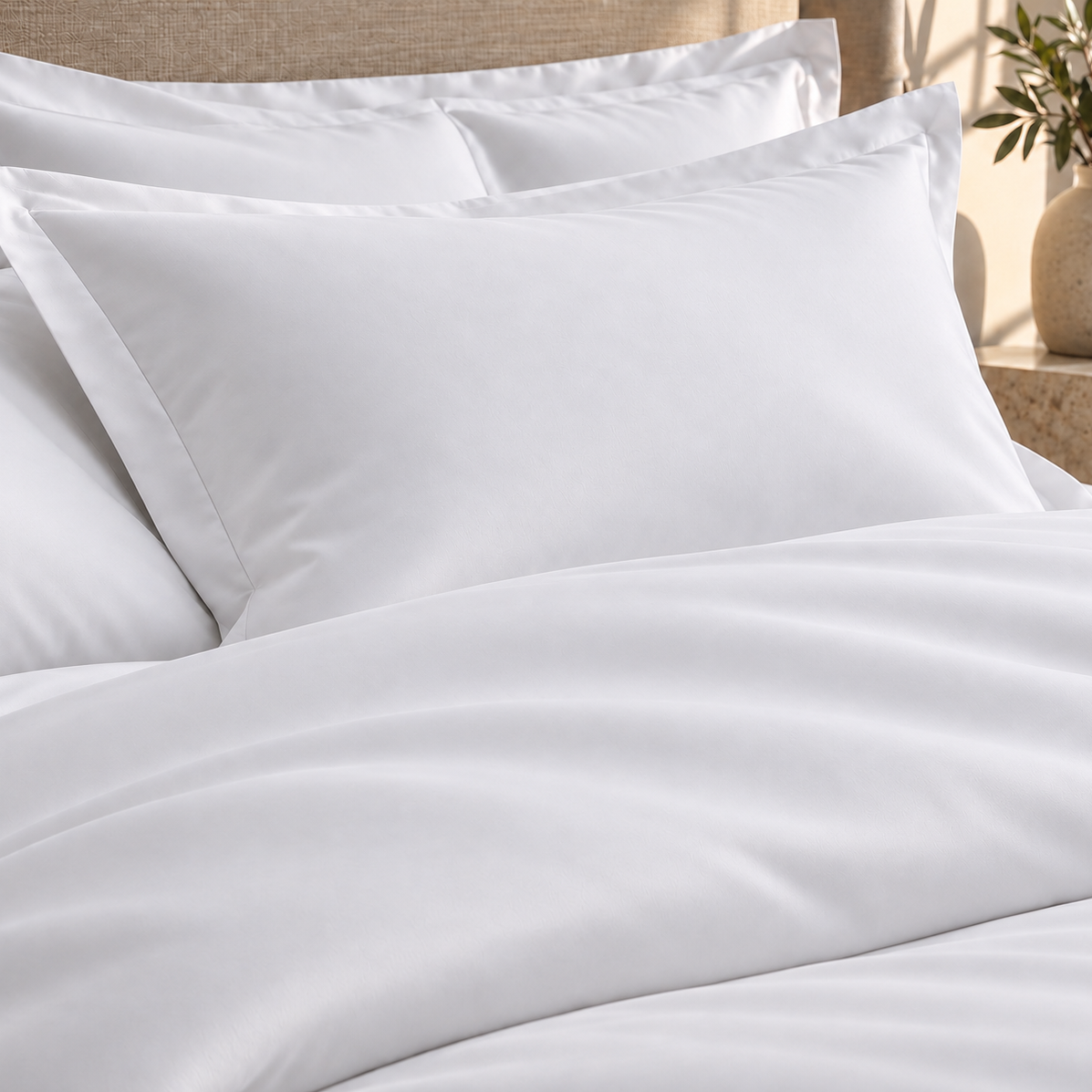 800 Thread Count Egyptian Cotton Grand Splendour LUXE White Bedding Set