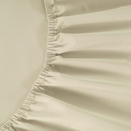 800 Thread Count Egyptian Cotton Grand Splendour Sateen Fitted Sheet - Pearl