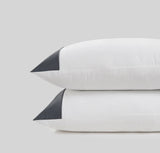 800 Thread Count Egyptian Cotton Harrogate Lux Buttery Smooth Duvet Cover - Graphite Grey Bedding Set