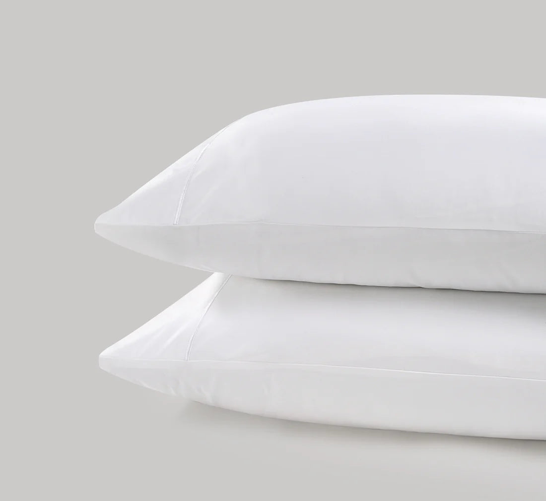 800 Thread Count Egyptian Cotton Kensington Lux Buttery Smooth Duvet Cover - White Bedding Set