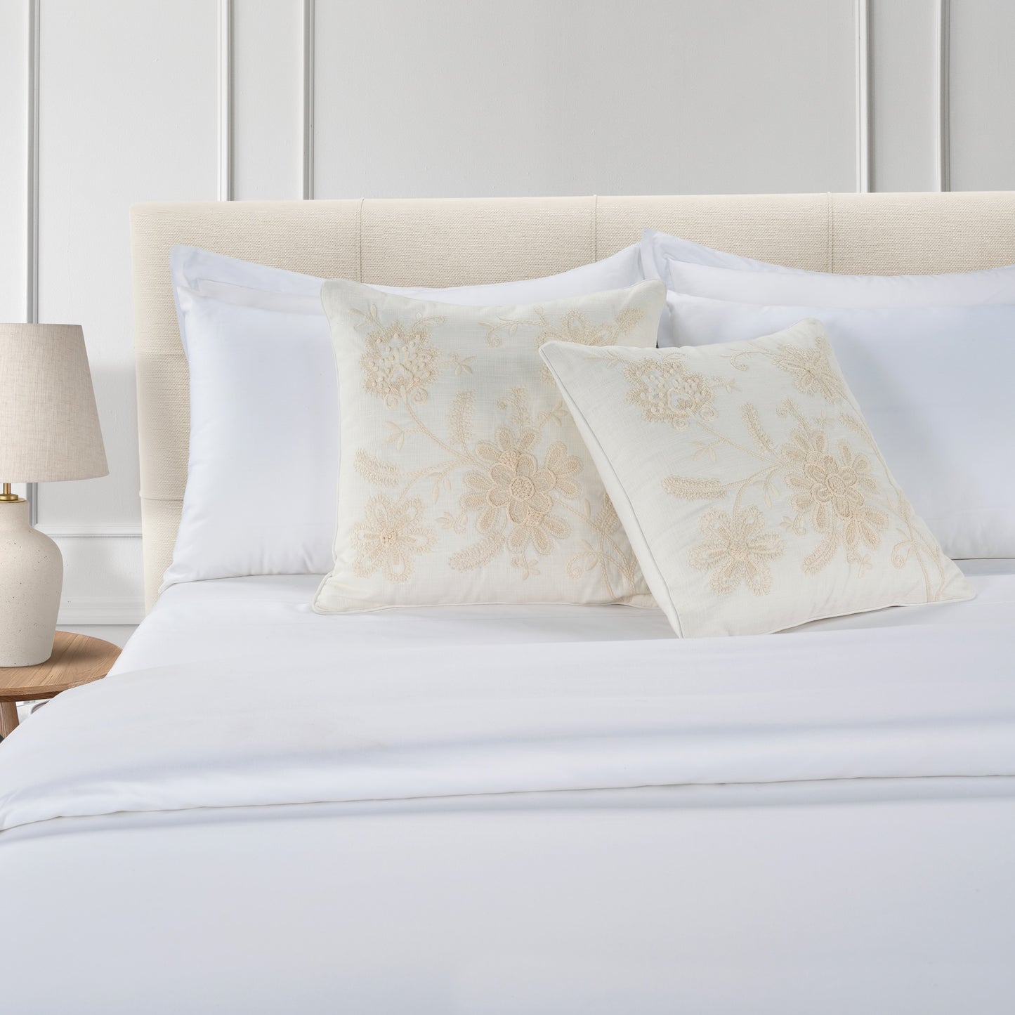 Ava Cushion - 1 Pair White (2 Cushions)