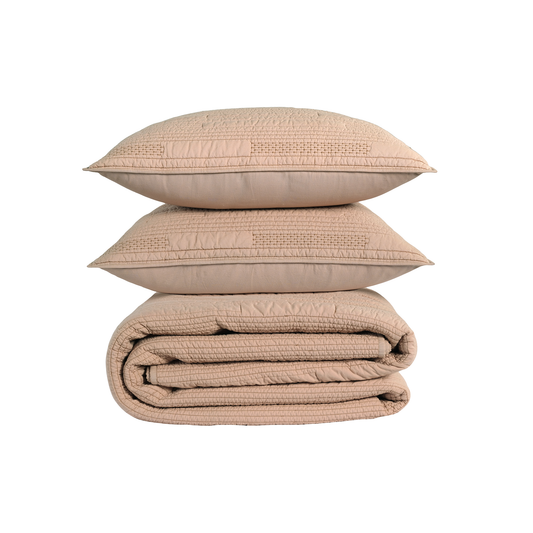 Emerson Quilt Set - Beige