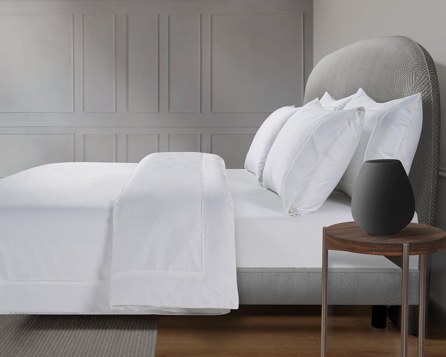 800 Thread Count Egyptian Cotton Windsor LUXE Bedding Set - Brilliant White