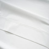Percale Grand Splendour 100% Long Staple Cotton Flat Sheet - Brilliant White