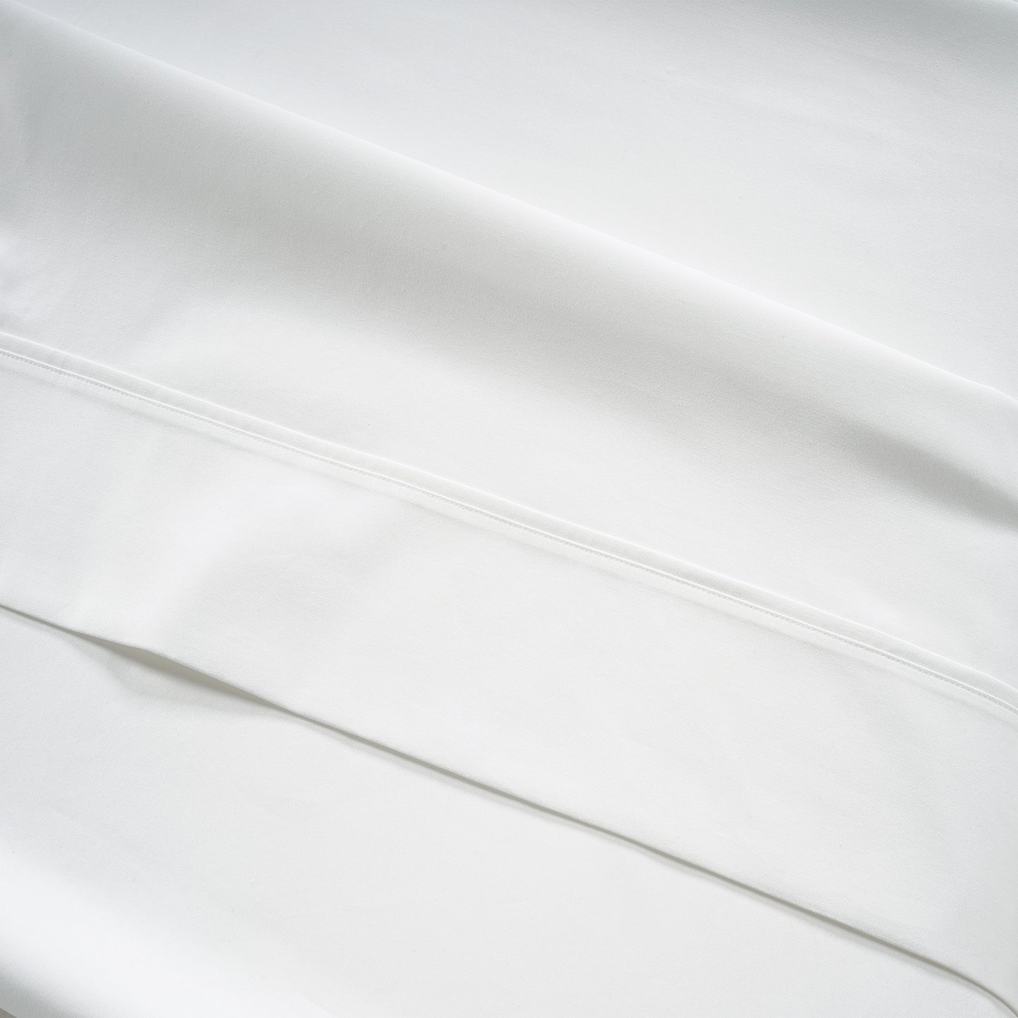 Percale Grand Splendour 100% Long Staple Cotton Flat Sheet - Brilliant White