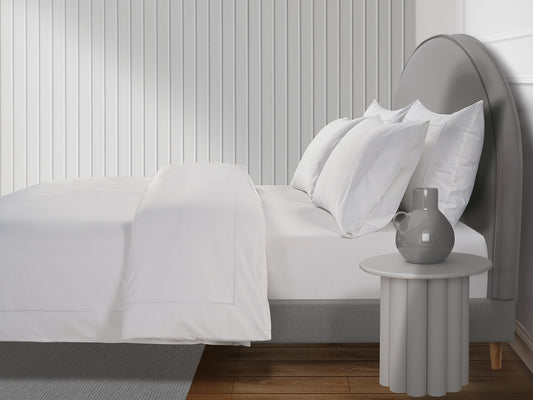 800 Thread Count Egyptian Cotton Cedarhurst LUXE Bedding Set - Brilliant White