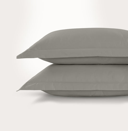 800 Thread Count Egyptian Cotton Grand Splendour Sateen Pillowcase - Moonstone