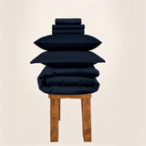 800 Thread Count Egyptian Cotton Grand Splendour Sateen Bedding Set - Estate Navy