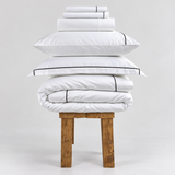 800 Thread Count Egyptian Cotton Kensington Lux Buttery Smooth - Jet Black Bedding Set