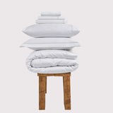 800 Thread Count Egyptian Cotton Margaret LUXE Bedding Set - Brilliant White