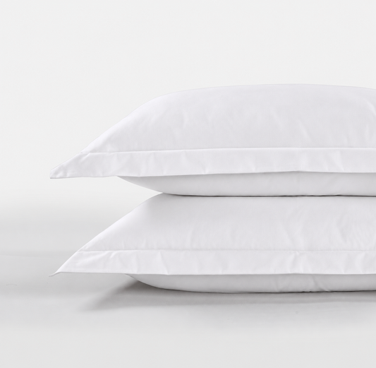 All Season Egyptian Giza Pillowcase - Brilliant White