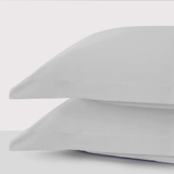300 Thread Count Pair (2 Pillowcases) of Peaceful Empress Pillowcases -  Silver Dove Grey