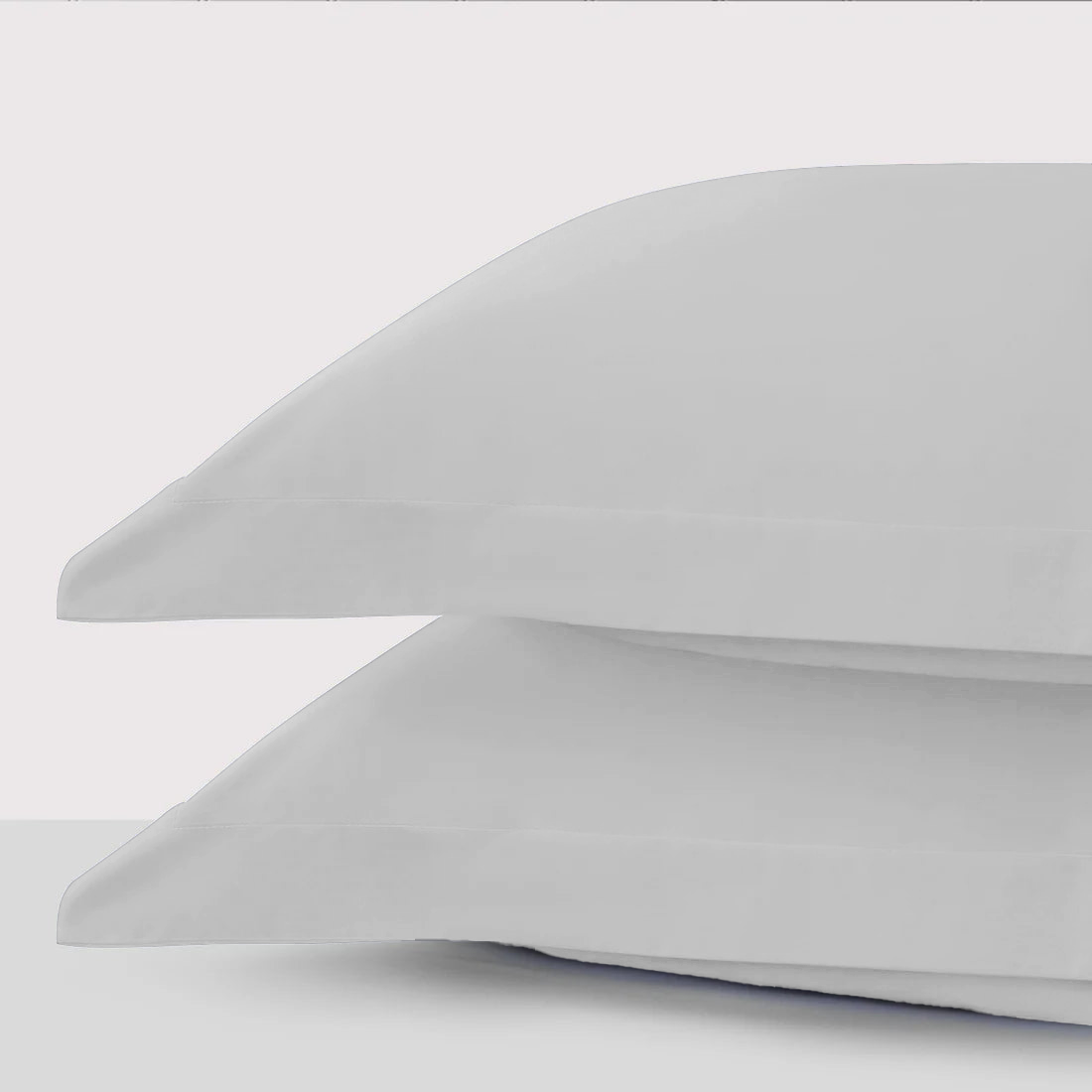 300 Thread Count Pair (2 Pillowcases) of Peaceful Empress Pillowcases -  Silver Dove Grey