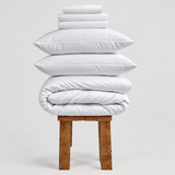 800 Thread Count Egyptian Cotton Regalwood LUXE Bedding Set - White