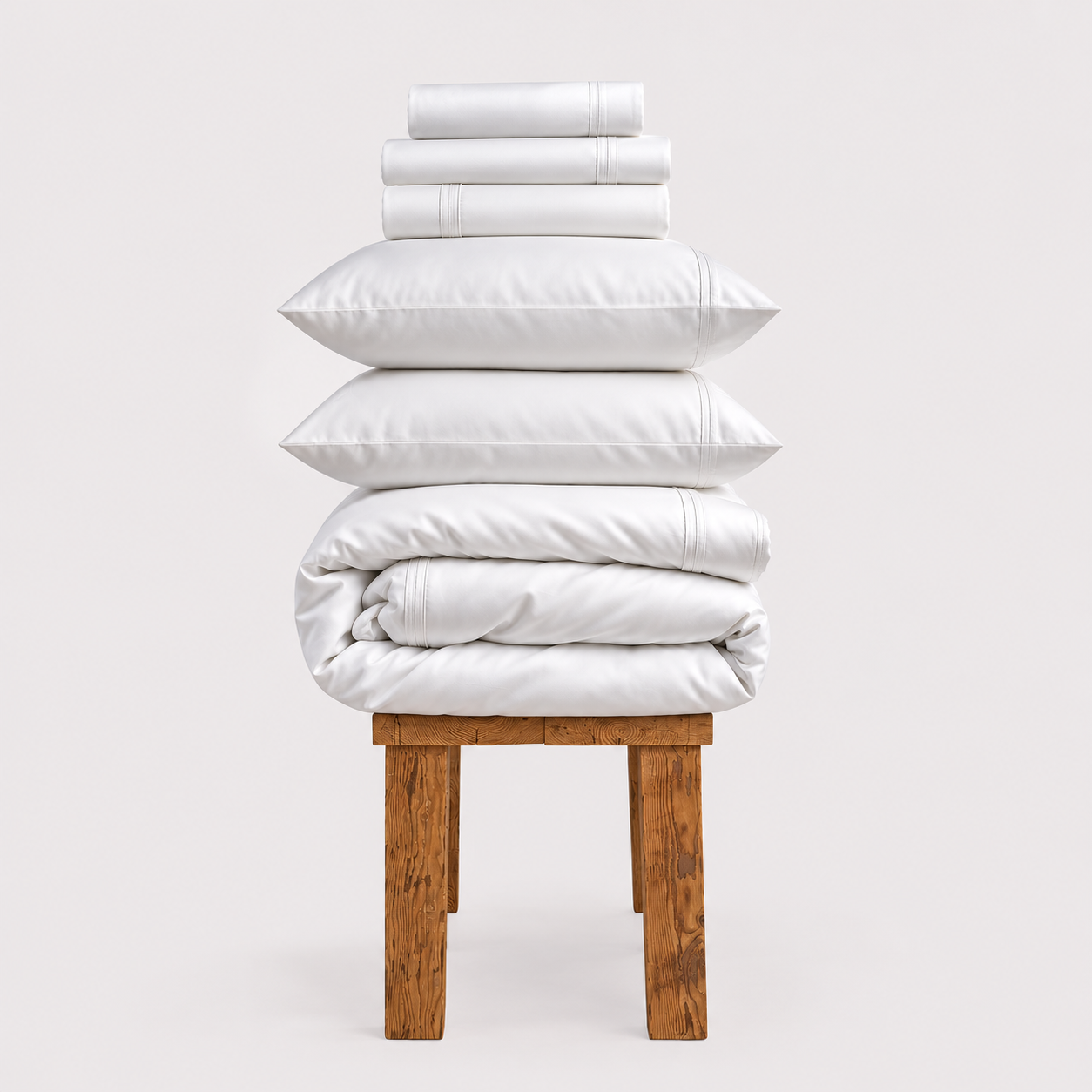 800 Thread Count Egyptian Cotton Royalton LUXE Bedding Set - Brilliant White