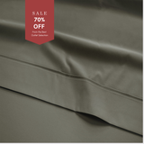 800 Thread Count Egyptian Cotton Grand Splendour Sateen Flat Sheet - Sage Green