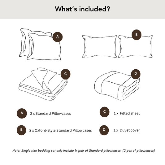 800 Thread Count Egyptian Cotton Royalton LUXE Bedding Set - Brilliant White