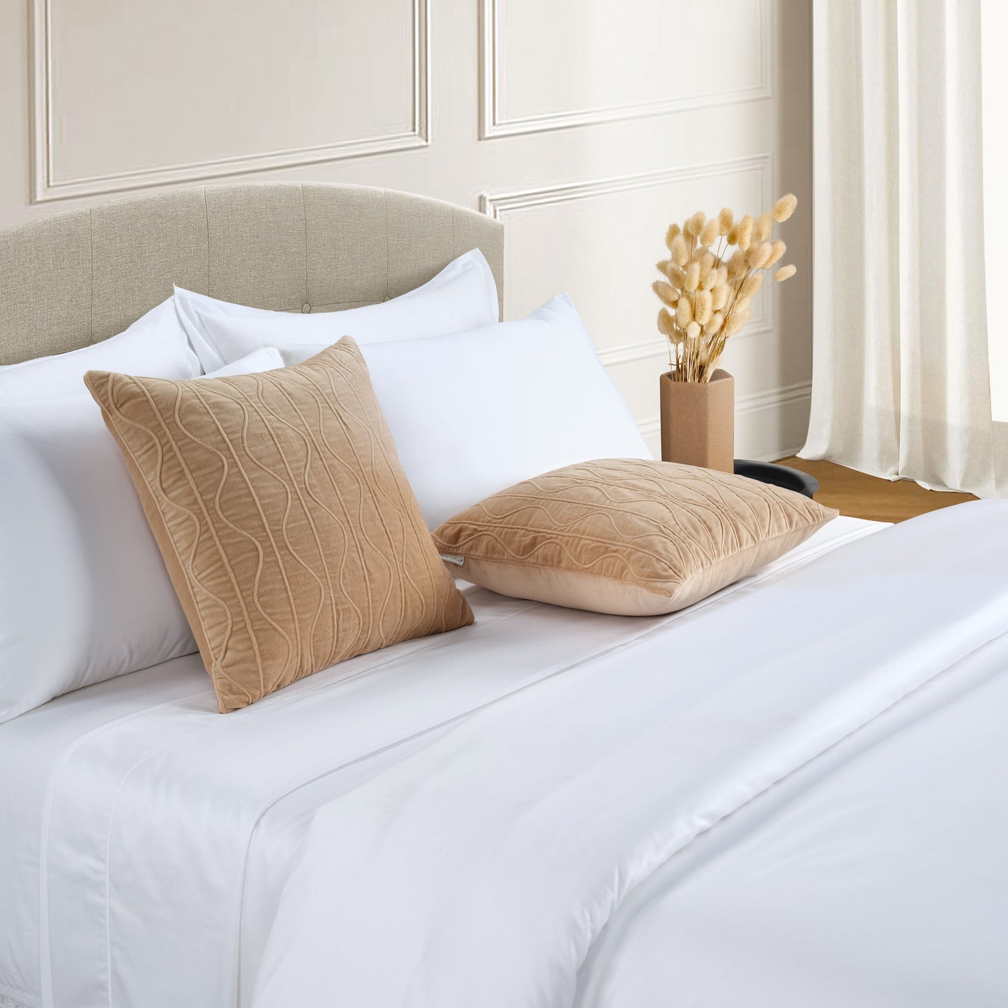 Xavier Cushion - 1 Pair Natural (2 Cushions)