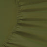 UPS 800 Thread Count Egyptian Cotton Grand Splendour Lux Buttery Smooth Lux Fitted Sheet - Olive Green