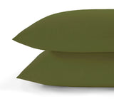 800 Thread Count Egyptian Cotton Grand Splendour Sateen Bedding Set - Olive Green