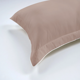 800 Thread Count Egyptian Cotton Duke of Bliss LUXE Bedding Set - Dusty Rose with White Accent