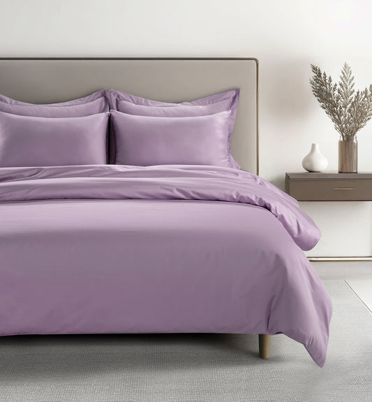 800 Thread Count Egyptian Cotton Grand Splendour Sateen Bedding Set - Mauve
